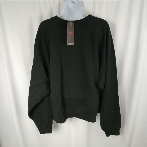 Levis Long Sleeve Crew Neck Pullover Graphic Sweatshirt Black Womens Size 3X - Picture 5 of 16