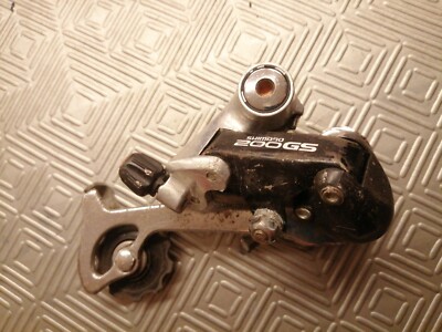 retro MTB mech Shimano 200GS RD- M200 SGS langer Käfig Schaltwerk gebraucht