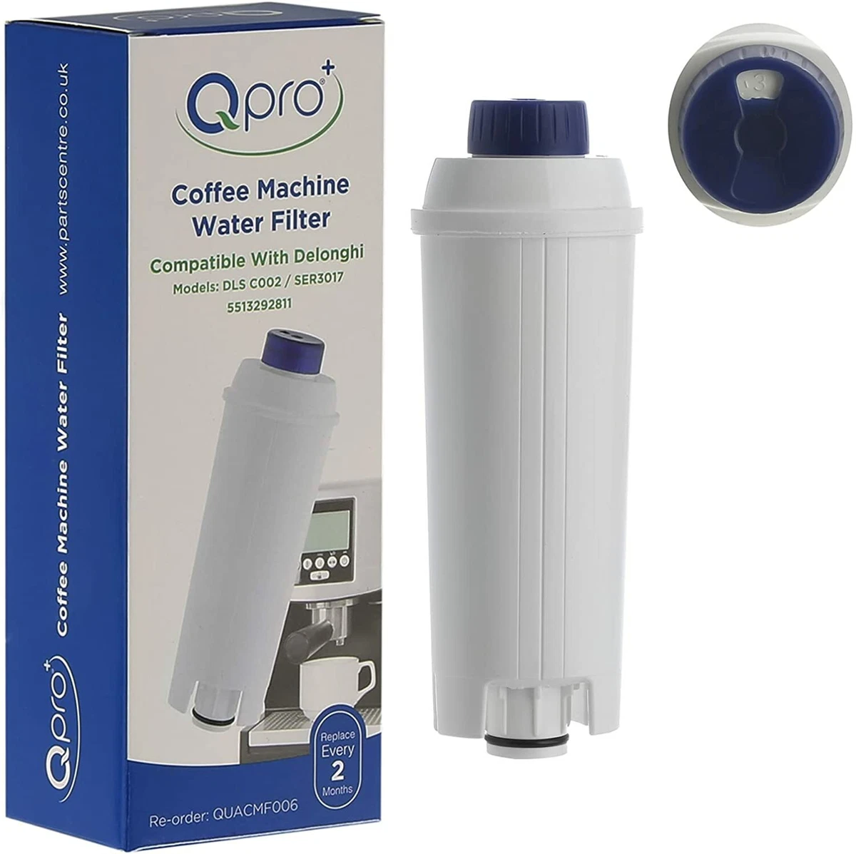 Coffee Maker Machine Water Filter Delonghi ECAM22.110.B ECAM26
