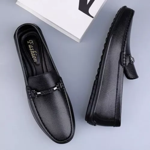 Mens Business Men Slip-on Shoes All-Match Shoes Loafers Handmade Driving Flats - Picture 6 of 32