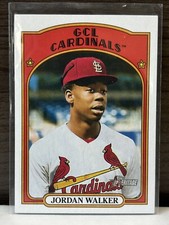 2021 Topps Minor League Heritage Jordan Walker St.Louis Cardinals Top Prospect