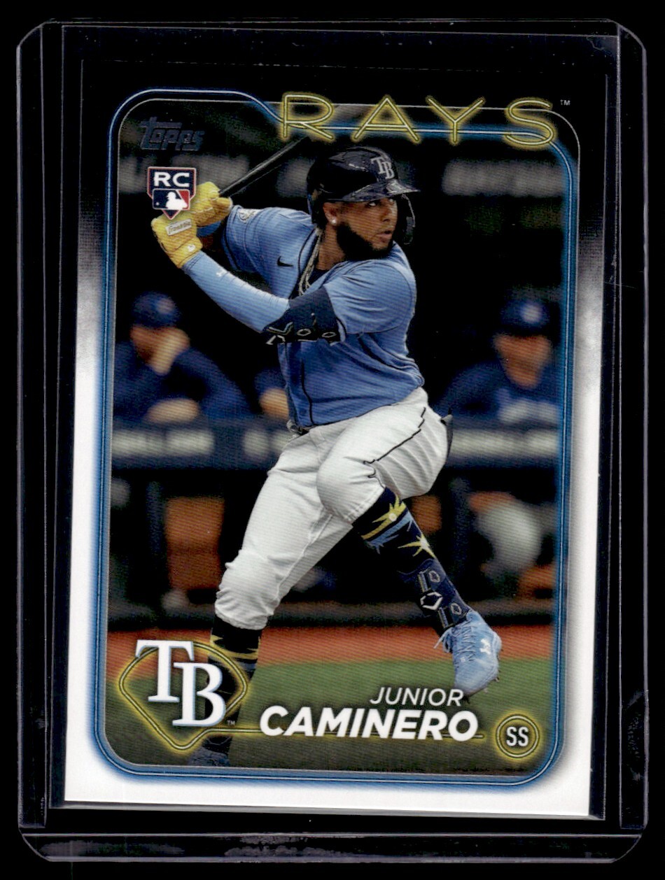 2024 Topps Junior Caminero RC Tampa Bay Rays #628
