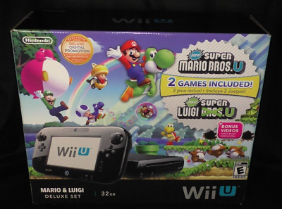 Wii U console + New Mario & Luigi U - Wii U Stuff