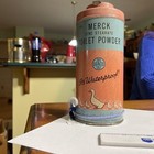 Merck Toilet Powder Can Tin — photo 6