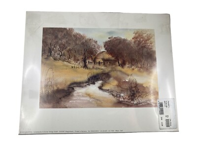 Moor - Hof Kunstdruck 24x30cm Lilo Ansahl 1996 Eurographics Versiegelt