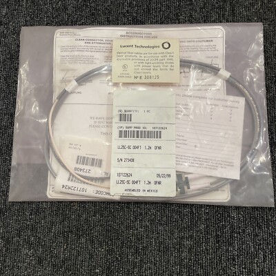 LUCENT Minicord Fiber Optical Cable Single Mode LL2SC-SC004 4 FEET