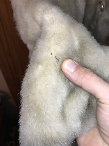 Vintage 60s 70s Taupe Blonde Brown Faux Fur Coat Vtg Statement Classy - Picture 8 of 12
