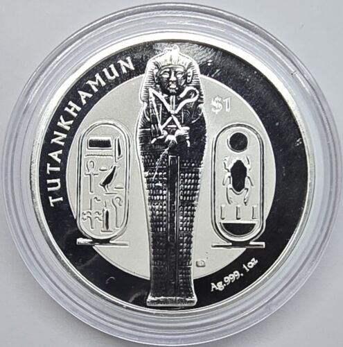 2023 1oz .999 Silver Republic of Sierra Leone Tutankhamun Coin