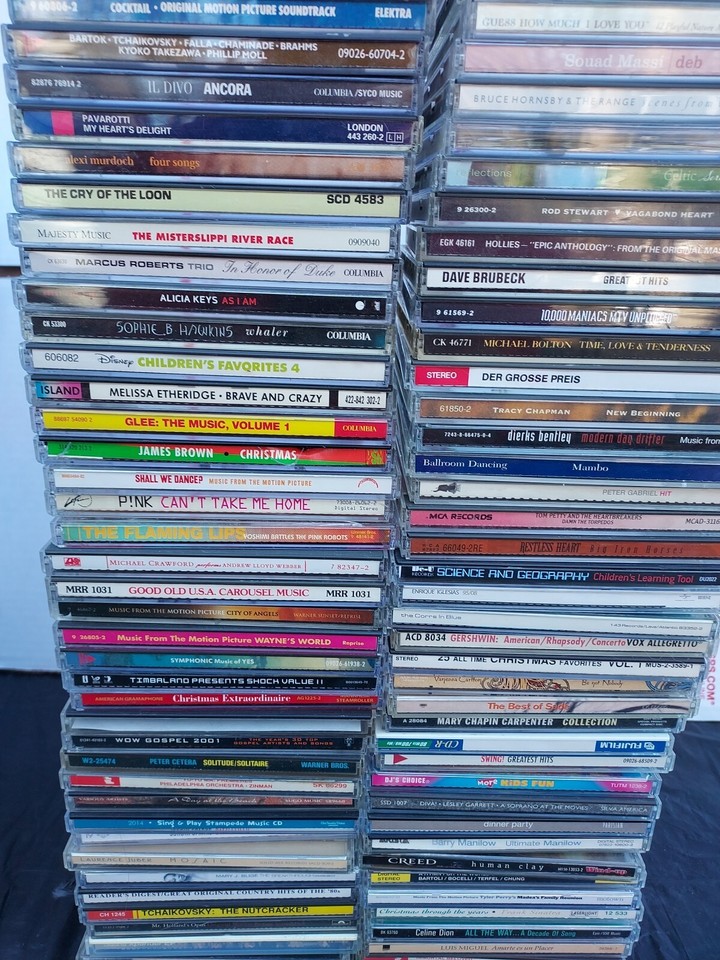 Retro Cd Collection Lot Of 90 Vintage Cd Collection W/ Rock & Moreš„Estate Sale CDs, See ...