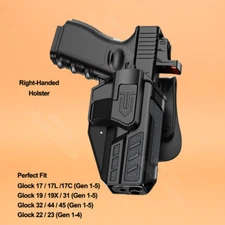 G44 G45 Holster Tactical Fit Glock 22 23 Glock 19 19X 17 17L 31 32 44 45 Holster