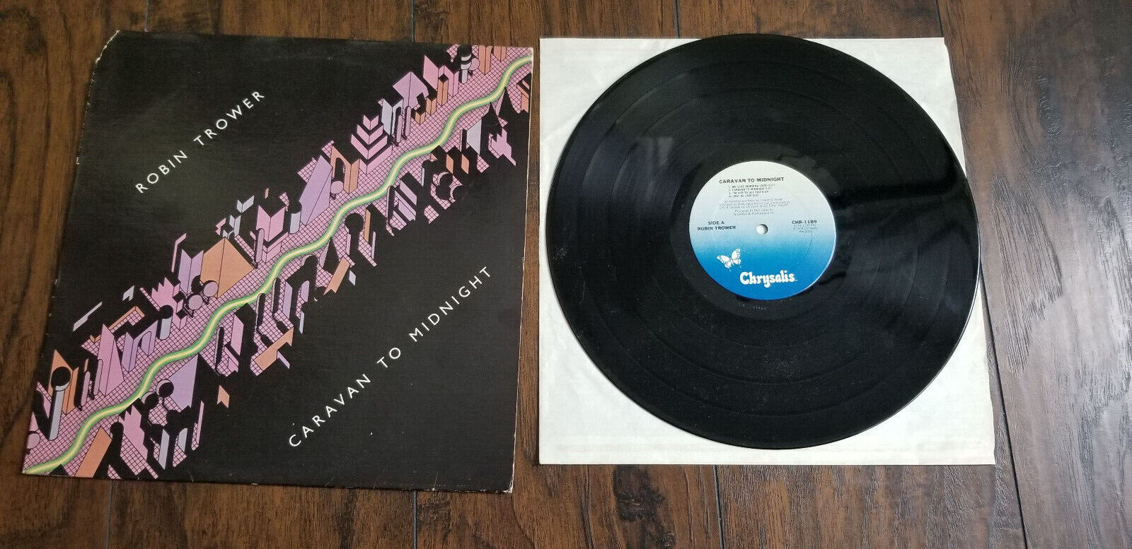 ROBIN TROWER "Caravan To Midnight" LP 1978 Chrysalis CHR-1189 NM 25z