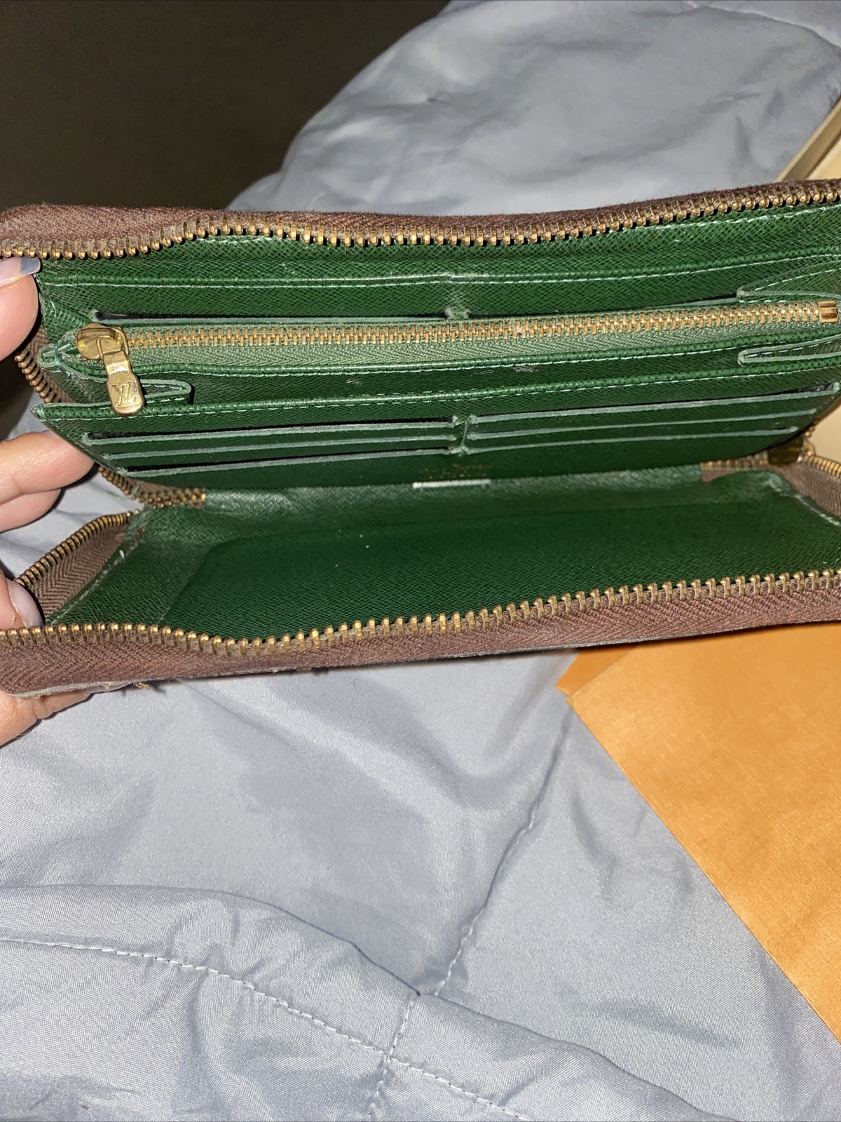 Louis Vuitton Vintage Zip Around Wallet Authentic Vin… Gem