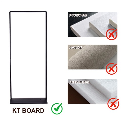 70in Duals Sided Poster Board Display Stand Floor Pedestal Frame Sign Frame NEW - Picture 4 of 10