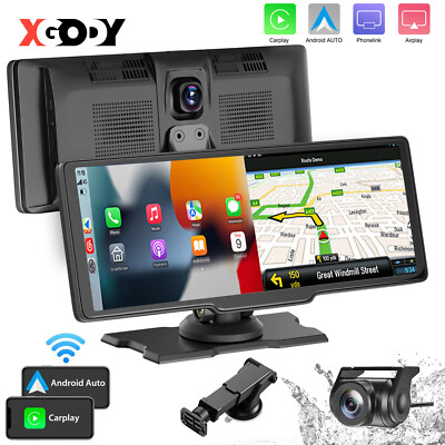 Dashcam Android 10.26'' Carplay Autoradio Bluetooth DVR NAVI WiFi R ückfahrkamera