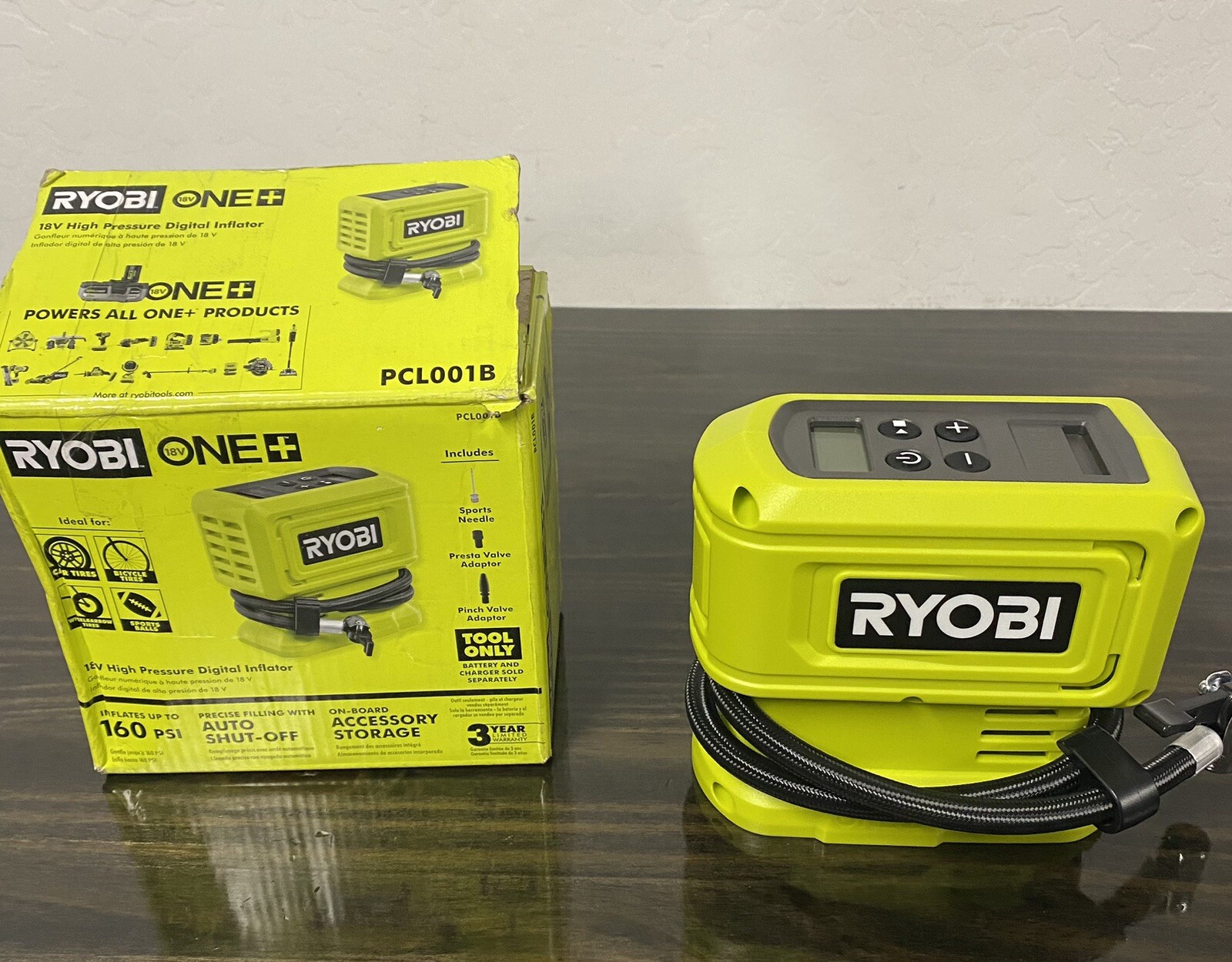 Ryobi Air Compressor RYOBI ONE+ 18V Cordless High Pressure