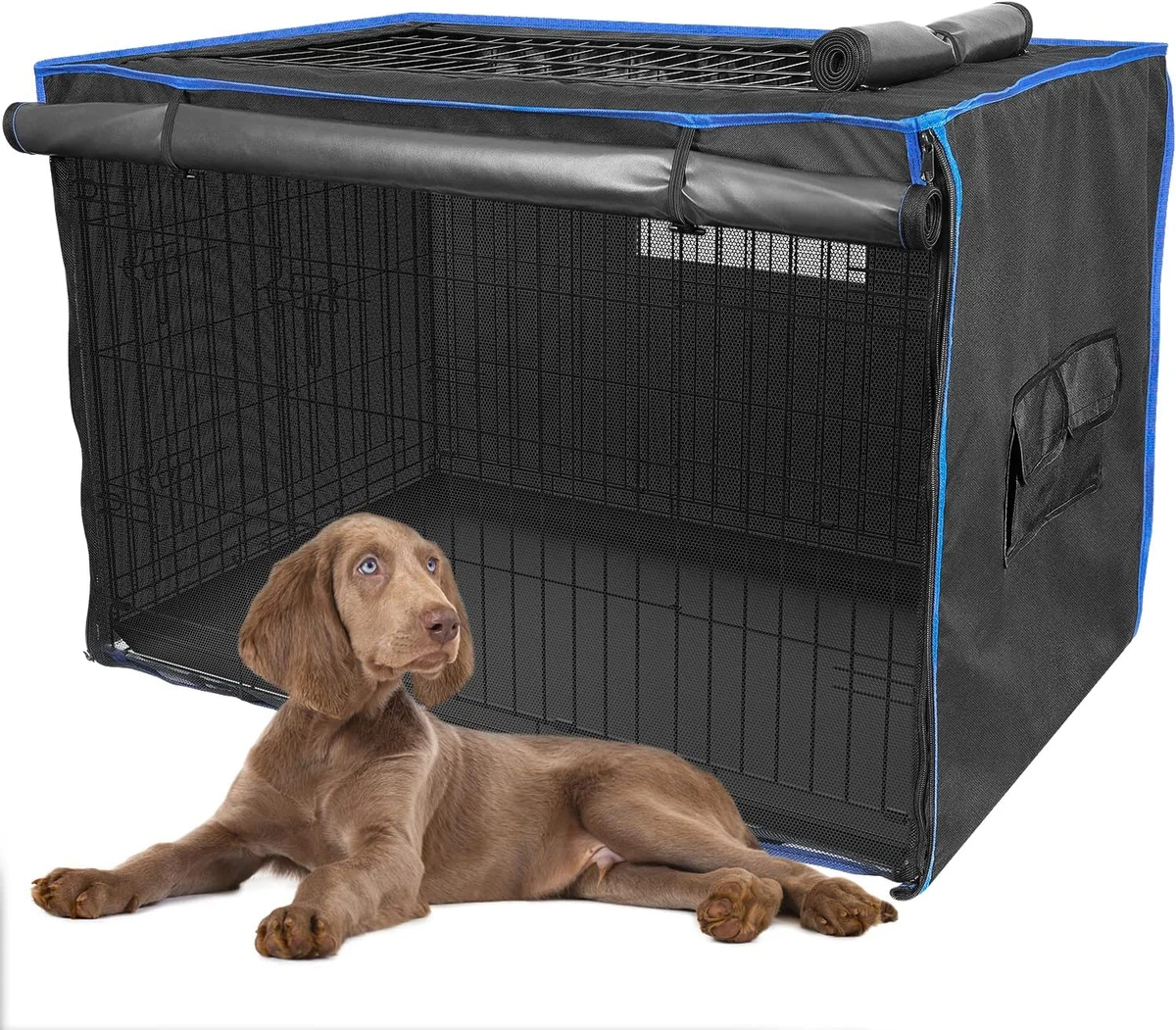 Waterproof top kennel cover