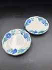 Pair Vintage Stangl Hand Painted  Bread & Butter Plates “Dahlia”Trenton, N. J.