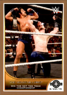 The Vaudevillains 2016 Topps Road To Wrestlemania Bronze Parallel Card #106