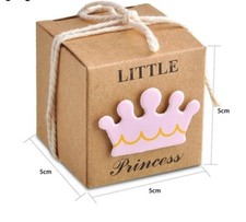 12 Pcs Set, it's a girl baby shower Candy gift Boxes Party Supply