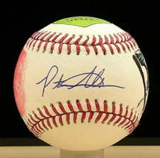 JSA Pete Alonso Autographed Signed AUTO MLB 1/1 Art Baseball BNJ