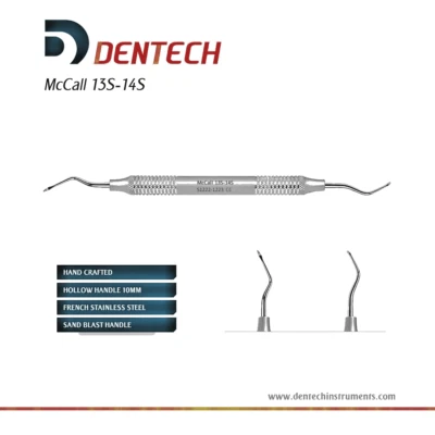 DENTECHUK McCall 13S-14S Mini Sickle Scaler Periodontics Curette Dentist Dental Instrument