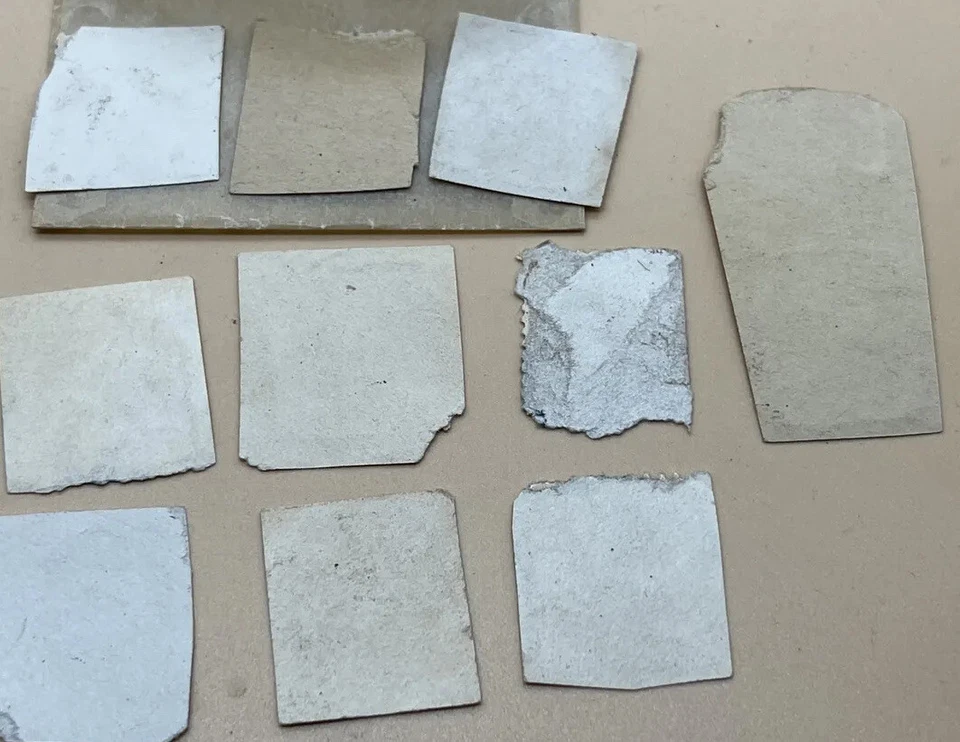 LOT OF 11 Scott #J60 used stamps ALL HAND CANCEL BOSTON On Paper - Image 2 of 4