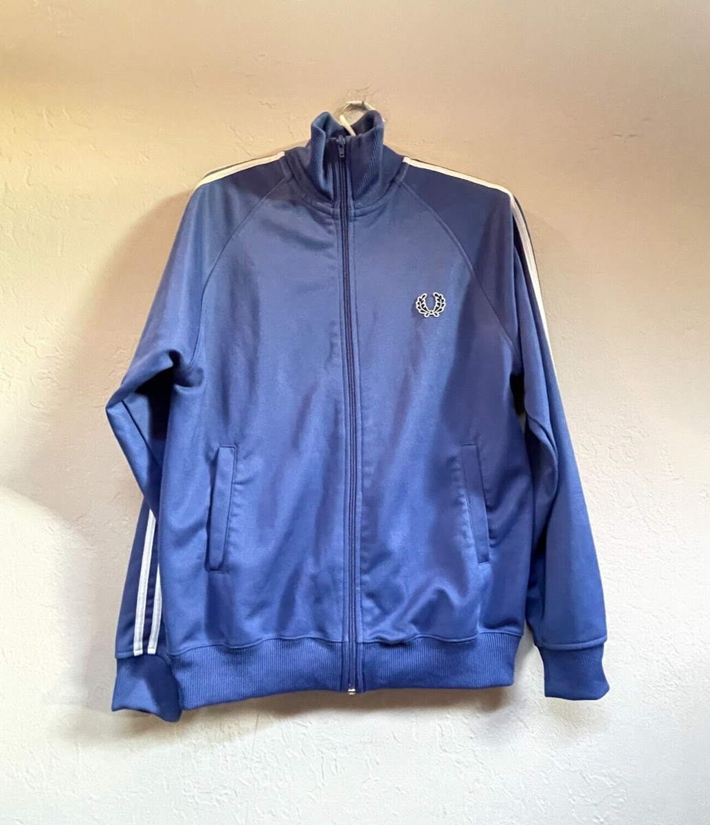 Fred Perry Men's Full Zip Track Sports Vintage Jacket Small Long Fred Perry Men's Full Zip Track Sports Vintage Jacket Small Long