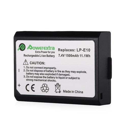 LP-E10 Battery for EOS 1100D 1200D 1300D Rebel T3 T5 T6 Kiss X50 , Charger - Picture 2 of 21