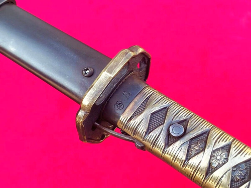 Military Japanese Army Officer Sword Samurai Katana Serial Number Blade FullTang