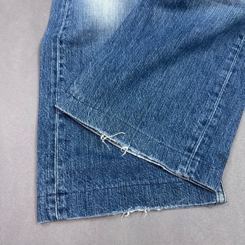 Diesel Jeans Men 33x32 Blue Larkee Distressed Faded Denim Pant 0RZK8 Ins Altered - Picture 9 of 22