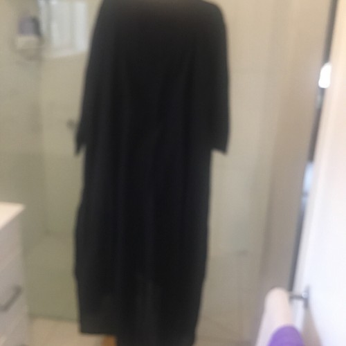 Rundholz Black Cotton Dress Size M Large Fitting - Picture 3 of 12