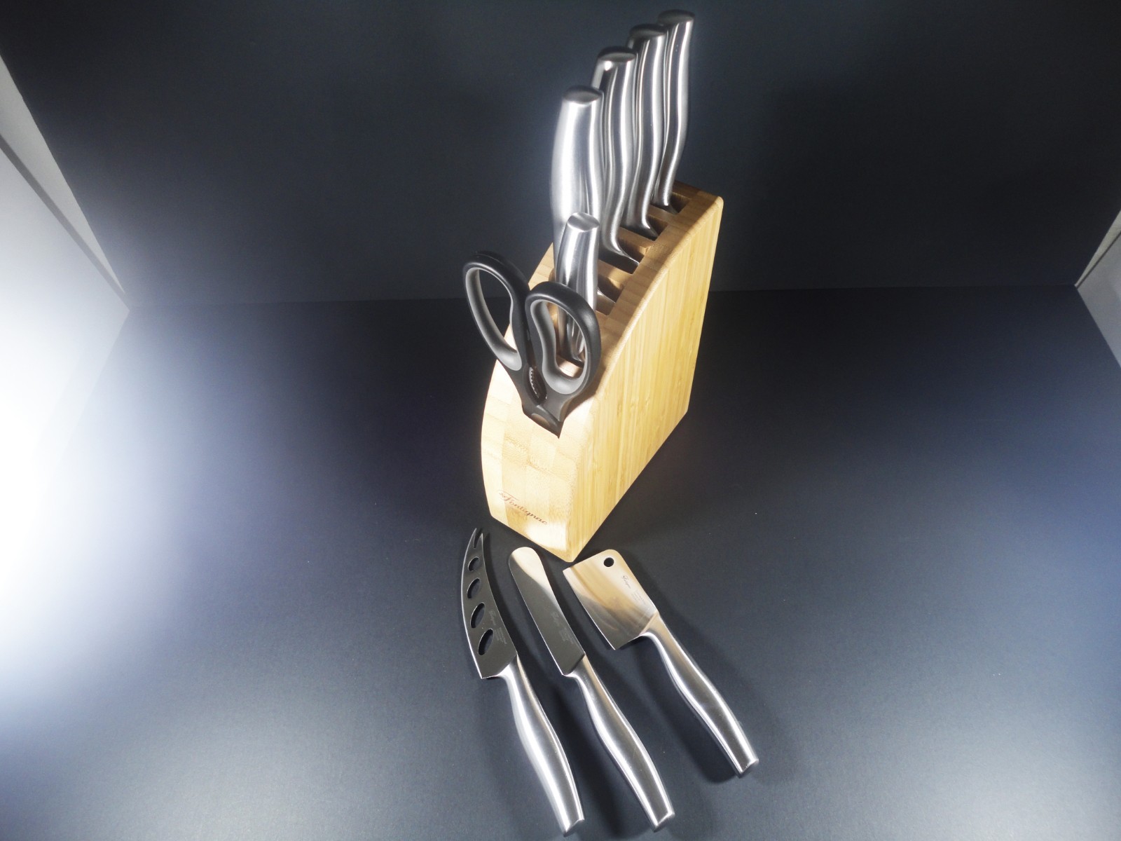 Fontignac Set Santoku Knife kitchen Chef Knife Bread Knife Slicing