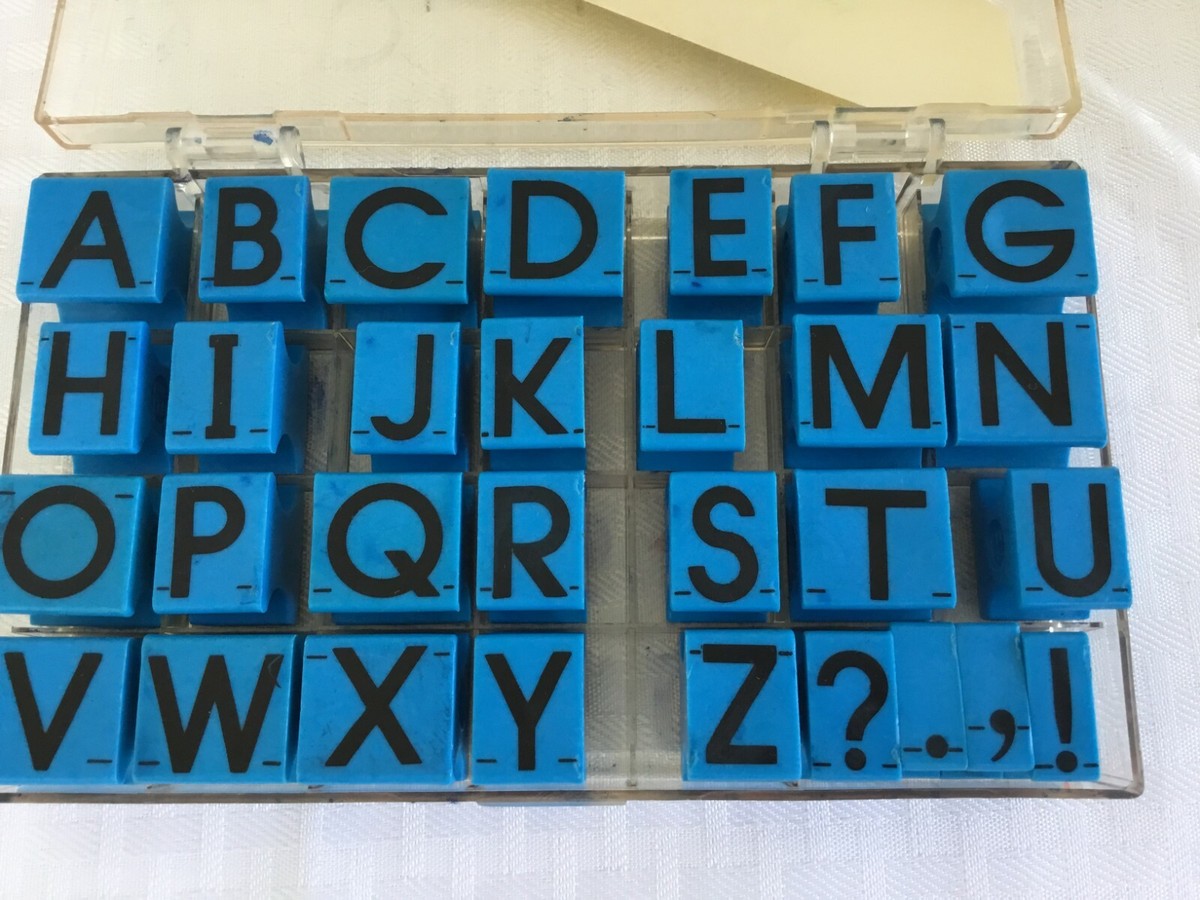 Letter Stamps Educational Insights Alphabet Rubber Stamps - Uppercase ...