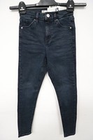Topshop Damen Jeans Jamie High Waist Ankle Grazer Blau Gr.24/32 Neu