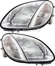 For 1998-2004 Mercedes Benz Slk Headlight Halogen Set Driver And Passenger Side