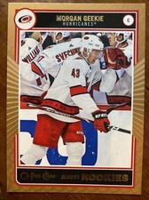 2020-21 UD Hockey Series 1 Glossy Rookies Gold R-6 Morgan Geekie