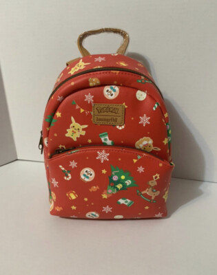 Loungefly Pokemon Holiday Decor Christmas Tree Mini Backpack  display picture 3