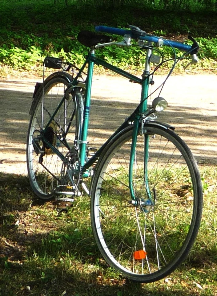 Fahrrad, Herrenrad, Halbrenner von Herkules, großer Rahmen, grün metallic - Bild 2 von 3