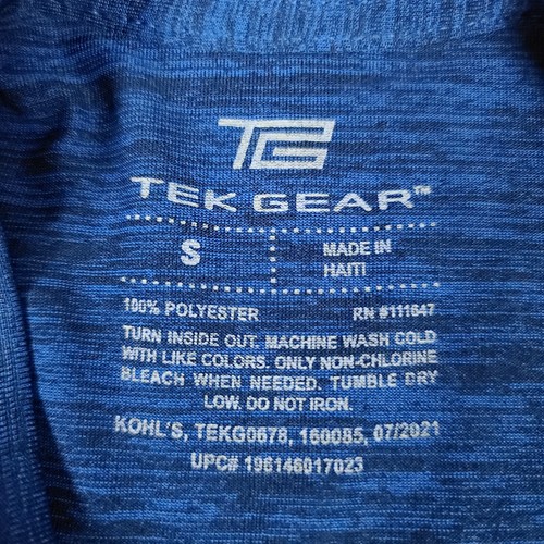 Tek Gear Shirt Boys Small Blue Football American Flag USA Patriot Long Sleeve T - Picture 2 of 4