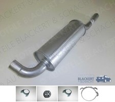 IMASAF Auspuff Mitteltopf + Anbauteile für Volvo 740/760/940 2.0/2.3/2.3T