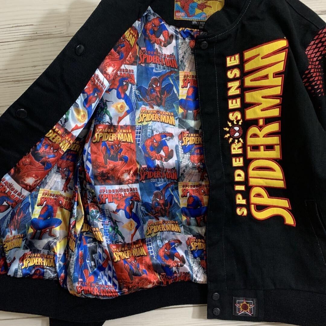 Jh Design MARVEL Spider-Man Racing Jacket Black Youth Size Jh Design MARVEL Spider-Man Racing Jacket Black Youth Size