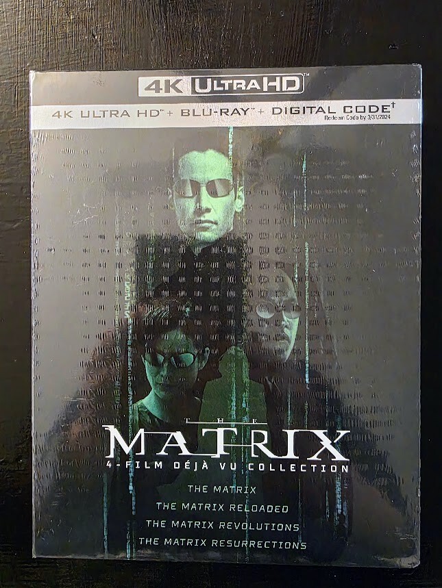 Matrix, The 4-Film Déjà vu Collection [4K Ultra HD + Blu-ray] | eBay