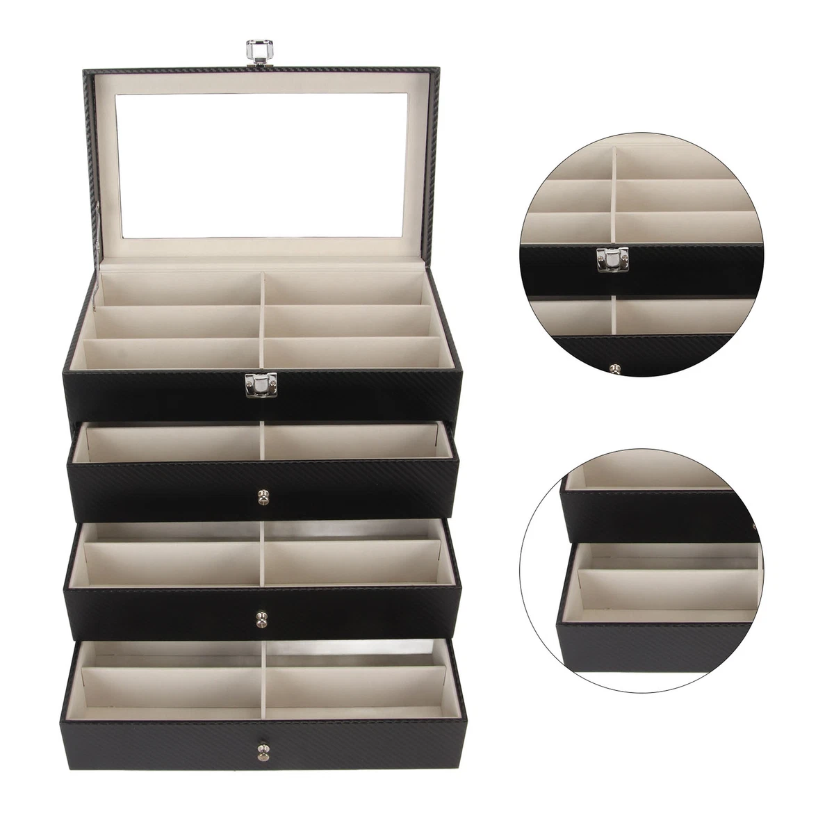 Eyeglass display case deals