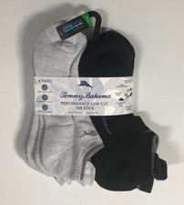 Tommy Bahama Coolmax Performance Low Cut Socks One Size - 6 Pair - Earth Colors