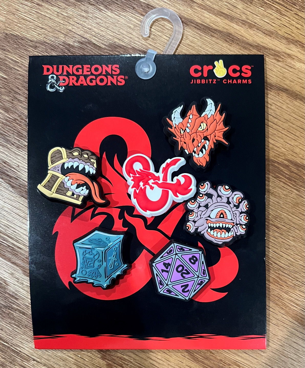Jibbitz Dungeons And Dragons Crocs D&D Charms 6 Pack Brand New in