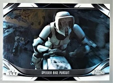 Topps Chrome Star Wars The Mandalorian Base Card S2-22 SPEEDER BIKE PURSUIT