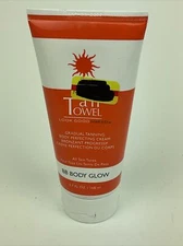 Tan Towel BB Body Glow Self-Tanning Body Perfecting Cream  5.7 oz New Sealed