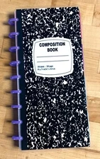 Composition Book Cover Set 4 use with Skinny Classic Happy Planner~