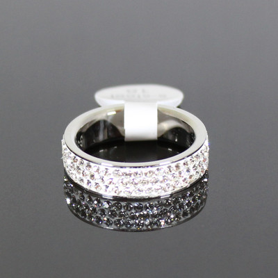 Damen Ring Fingerring  Kristallring Verlobungsring Freundschaftsring ,Zirkon 