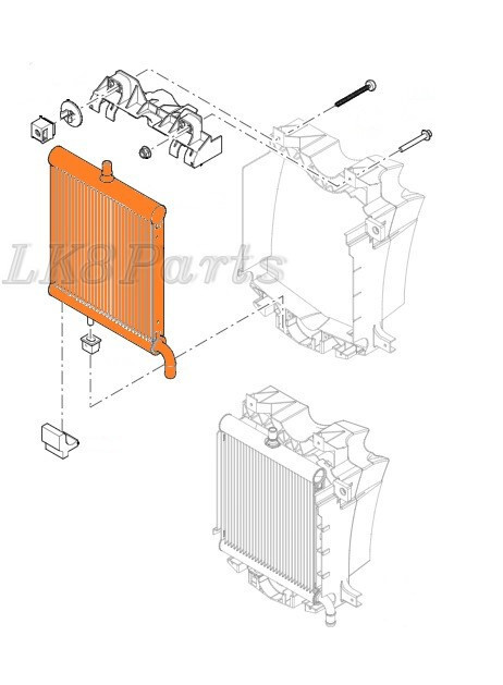 Land Rover Range Rover L405 RR Sport Supercharged Radiator LR062670 New ...